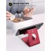 Lamicall Cell Phone Stand, Desk Phone Holder Cradle, Compatible with Phone 12 Mini 11 Pro Xs Max XR X 8 7 6 Plus SE, All Smartphones Charging Dock, Office Desktop Accessories - Silver