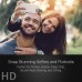 Xenvo Pro Lens Kit for iPhone, Samsung, Pixel, Macro and Wide Angle Lens with LED Light and Travel Case